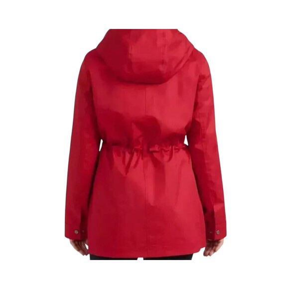 Hunter Water Resistant Cotton Smock Rain Jacket Hood Mesh Lined Drawstring Small - Picture 2 of 16